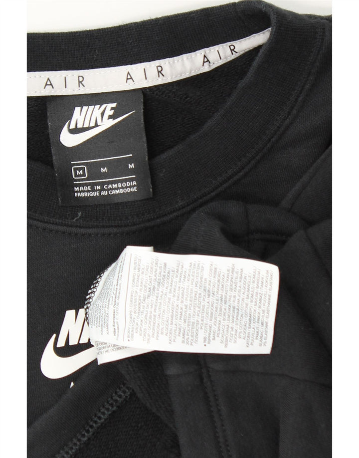 Damska bluza dresowa Nike Oversized Crop Graphic UK 14, średnia czarna