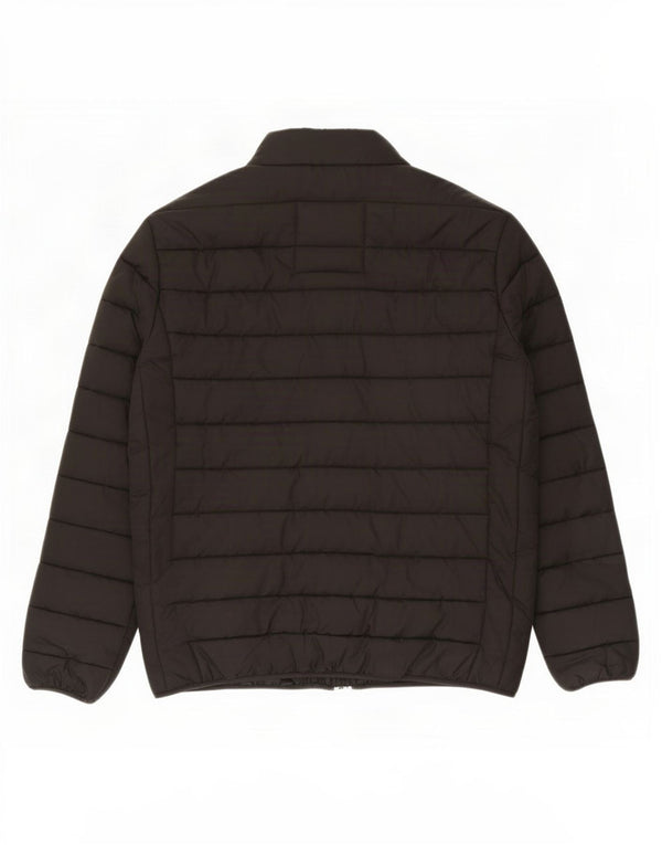 US Polo Assn. Męska ocieplana kurtka UK 42 XL z czarnego nylonu