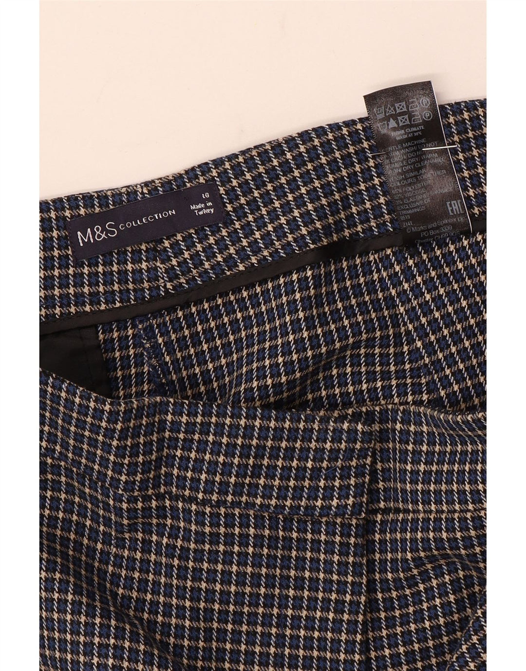 Spodnie damskie Marks & Spencer UK 10 Small W28 L25 Niebieskie