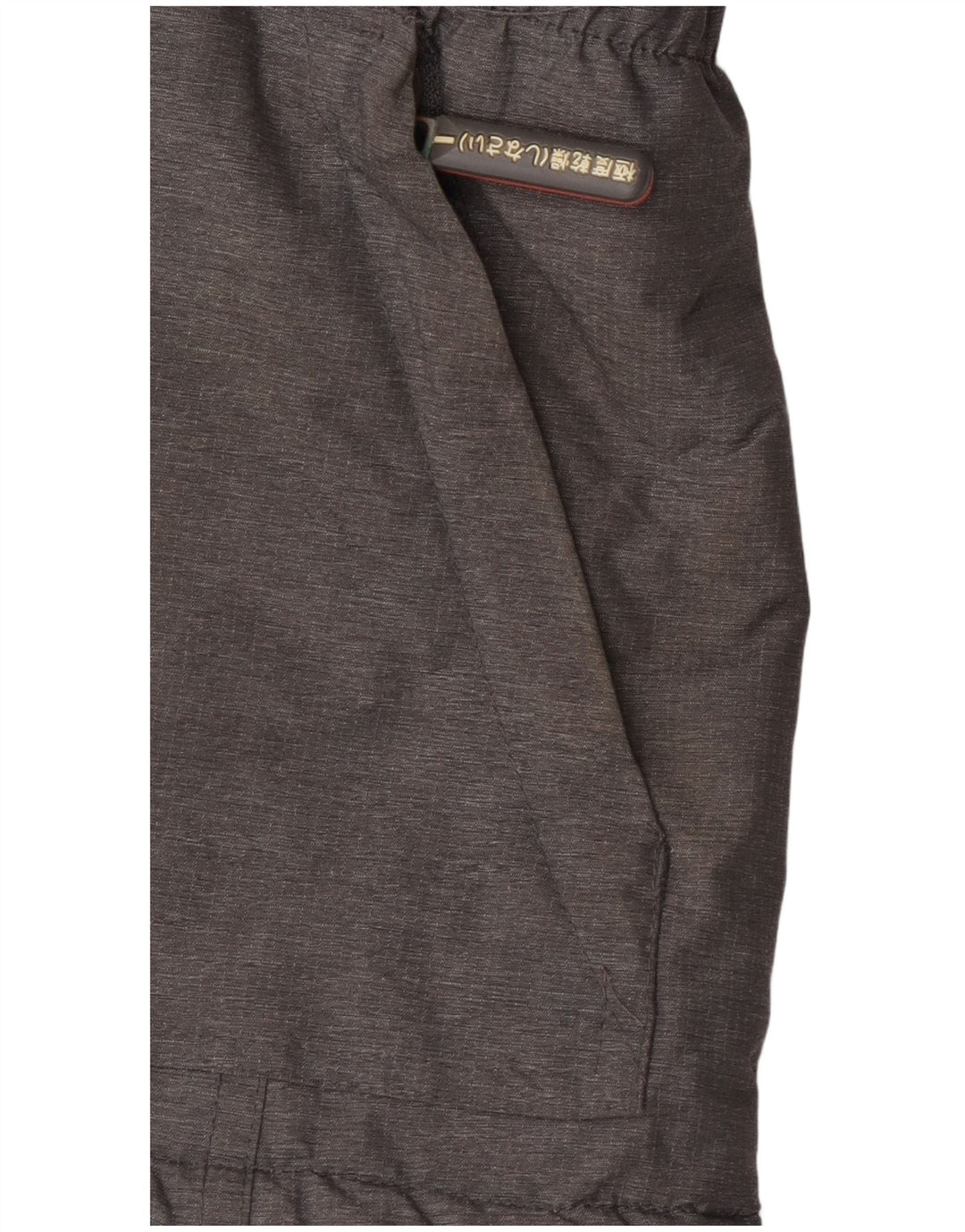 Damska kurtka wiatrówka z kapturem Superdry UK 16, duża, szary nylon