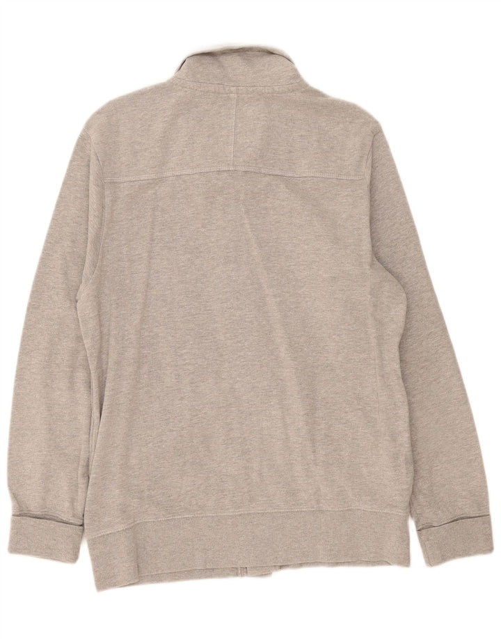 Męski sweter kardigan Jack & Jones, duży, szary, bawełniany