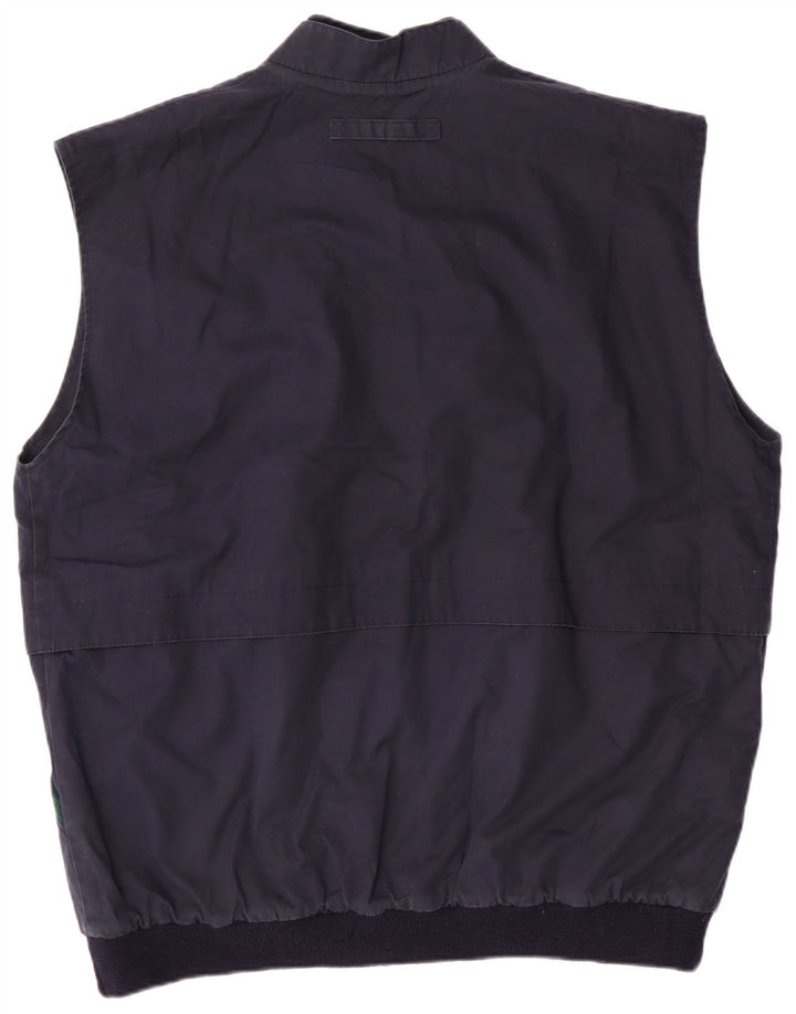 Dwustronna kamizelka męska Vintage UK 42 XL w kolorze granatowym
