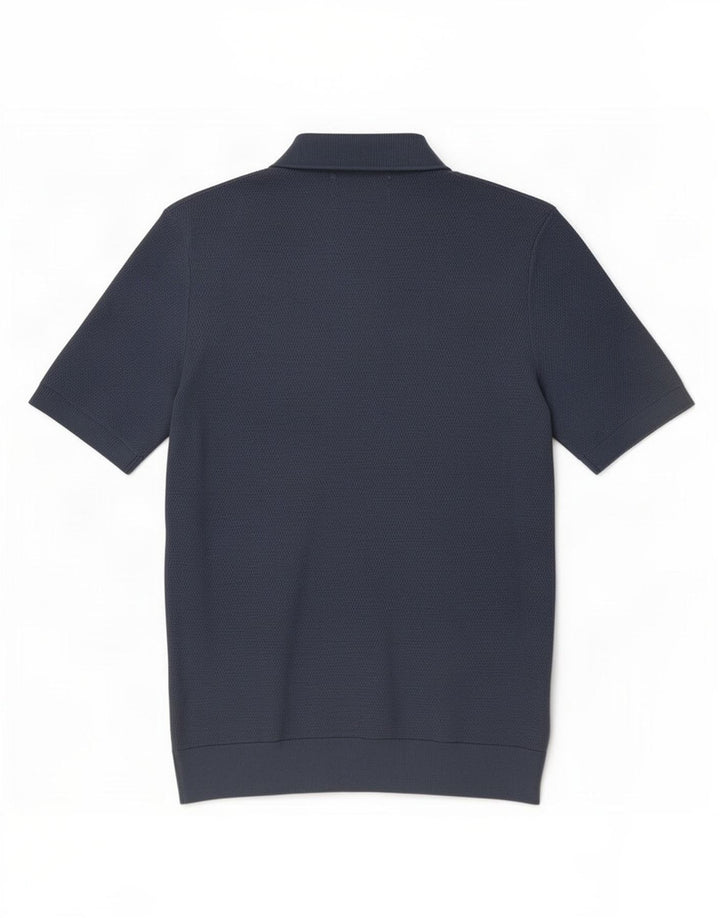 Męska koszulka polo Marks & Spencer, niebieska, bawełniana