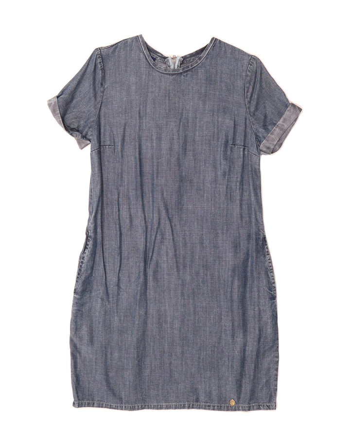 SUPERDRY Womens Denim Dress UK 8 Small Blue Lyocell Vintage Superdry and Second-Hand Superdry from Messina Hembry 