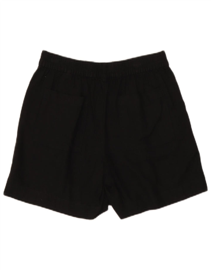 Marks & Spencer Damskie spodenki Chino UK 10 Small W28 Czarne lniane
