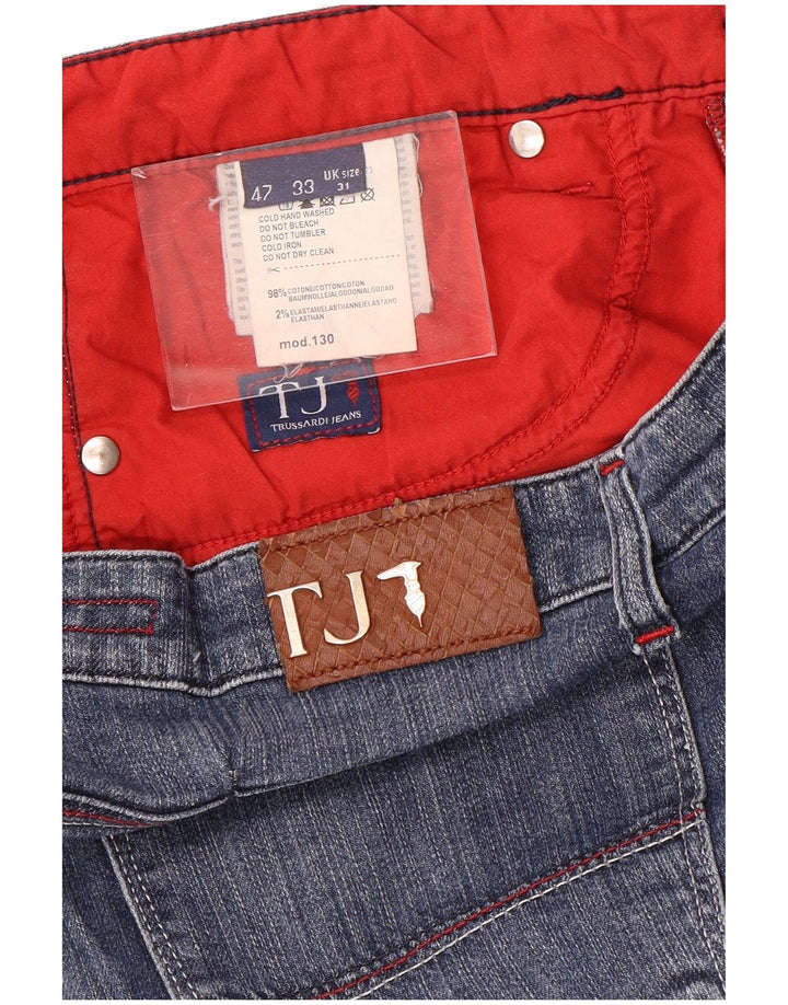 Damskie jeansy Trussardi W31 L27 Niebieskie