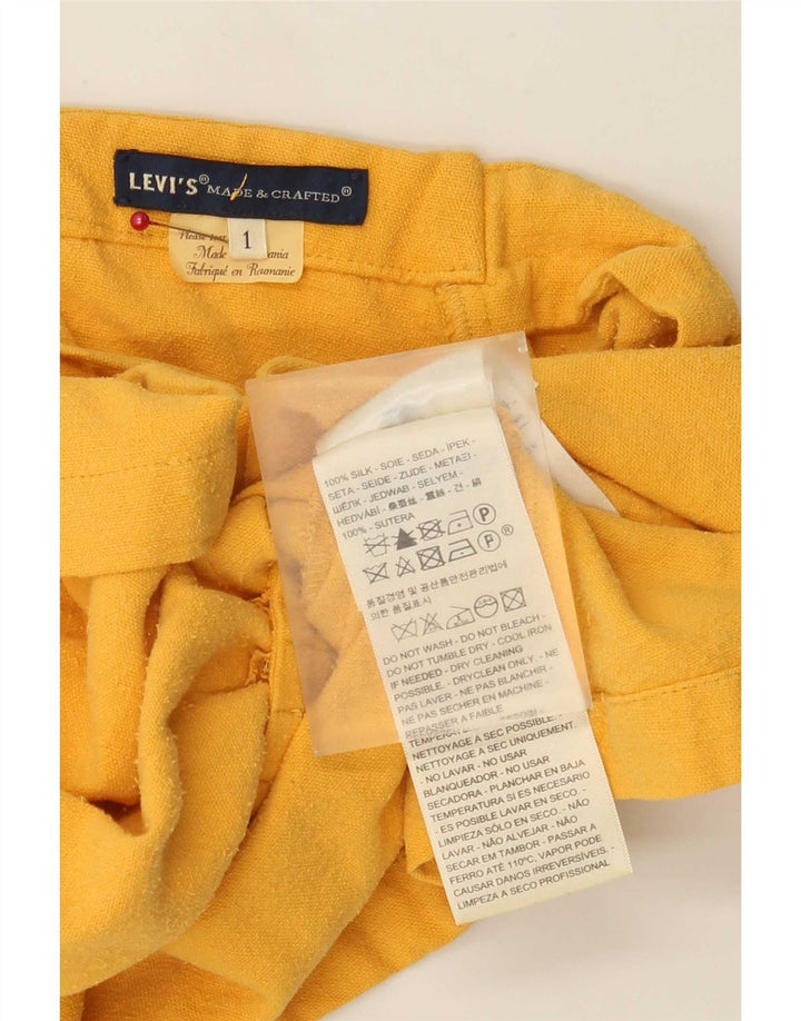 Damski top na ramiączkach Levi's US 1 XS, żółty jedwab