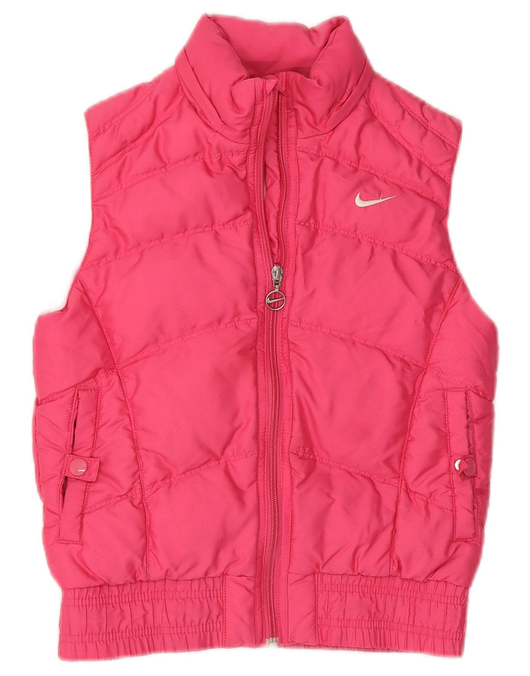Dziewczęca wyściełana kamizelka Nike 8-9 lat, mała, różowa