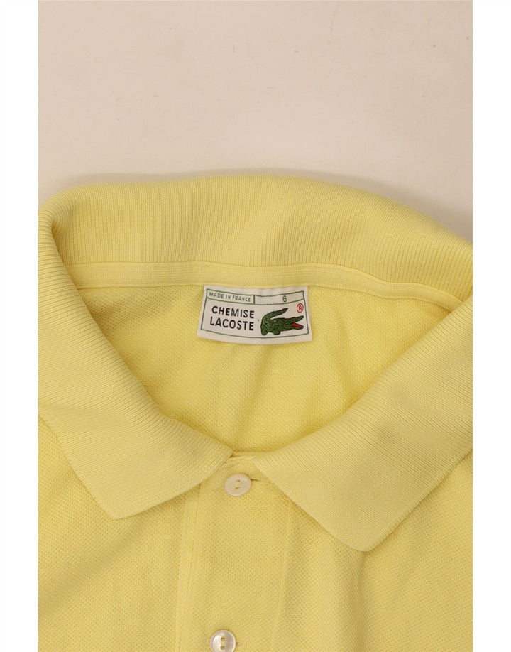 Męska koszulka polo Lacoste, rozmiar 6, XL, żółta