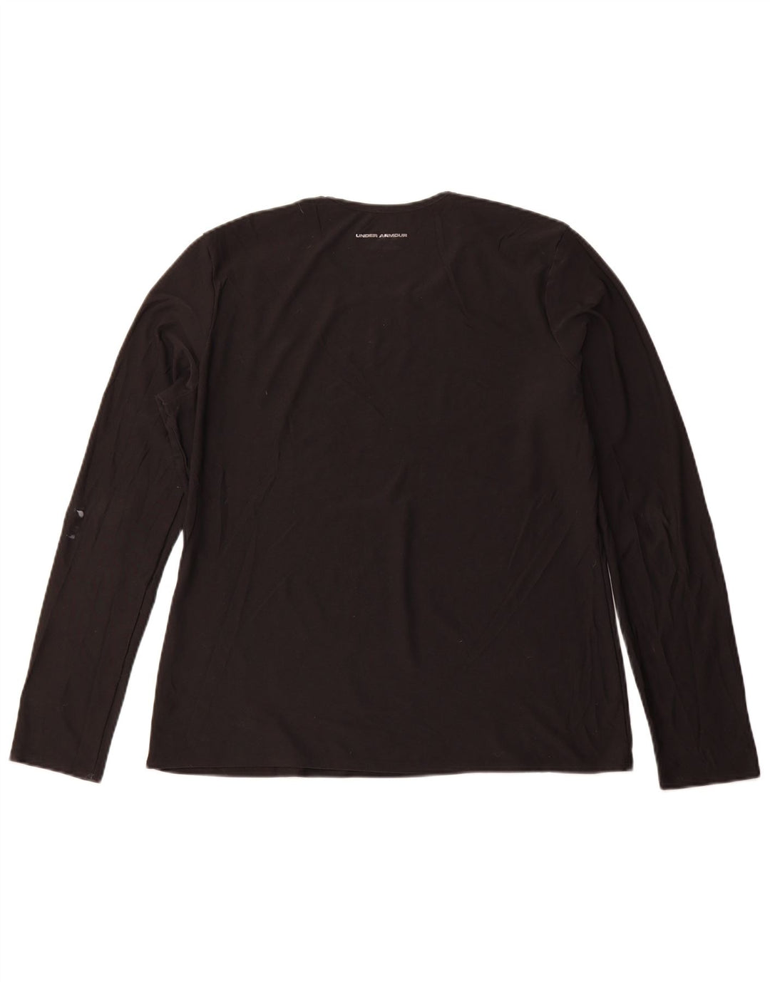 Damski top z długim rękawem UNDER ARMOUR UK 14, duży, czarny poliester