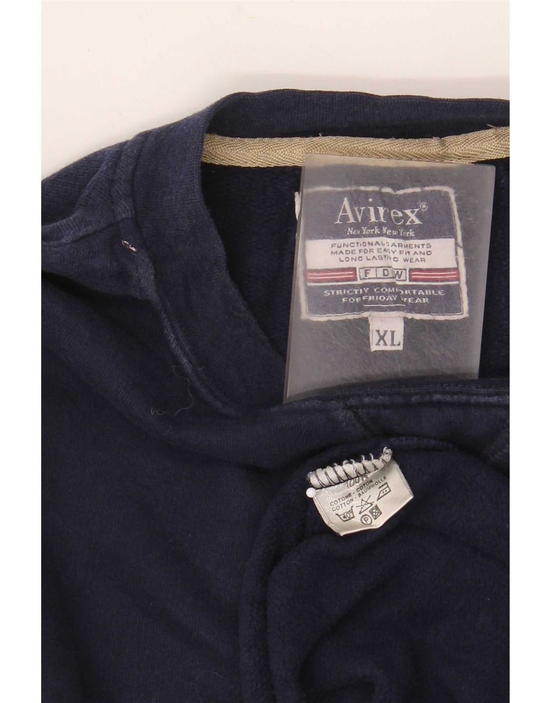 Męska bluza Avirex XL, granatowa, bawełniana