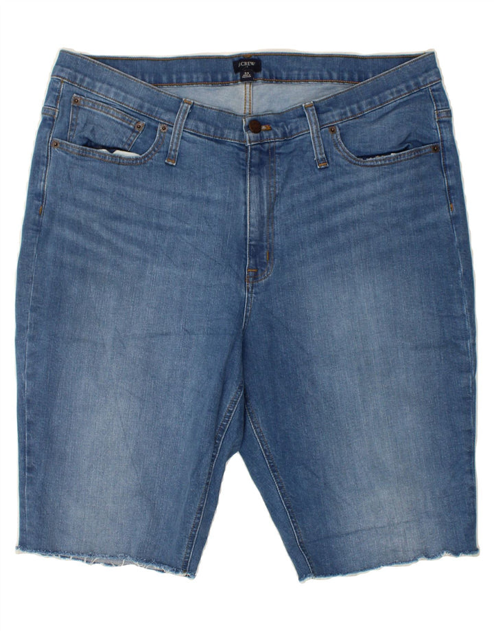 J. CREW Womens Denim Shorts W33 Large Blue Cotton Vintage J. Crew and Second-Hand J. Crew from Messina Hembry 