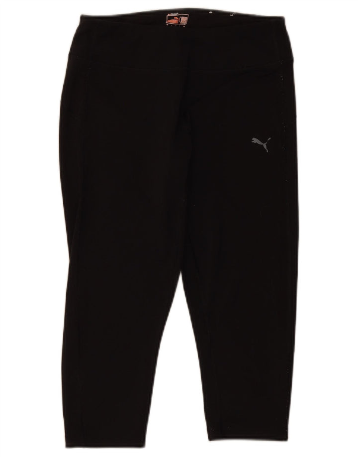 Damskie legginsy Capri Puma UK 12, średnie czarne