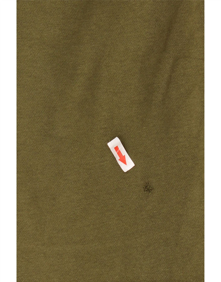 Męskie spodnie dresowe Nike, joggery, średnia khaki, bawełna