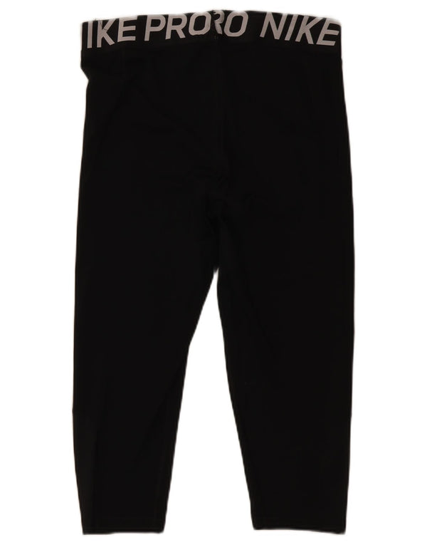 Damskie legginsy Nike Dri Fit Capri UK 18 XL, czarny poliester