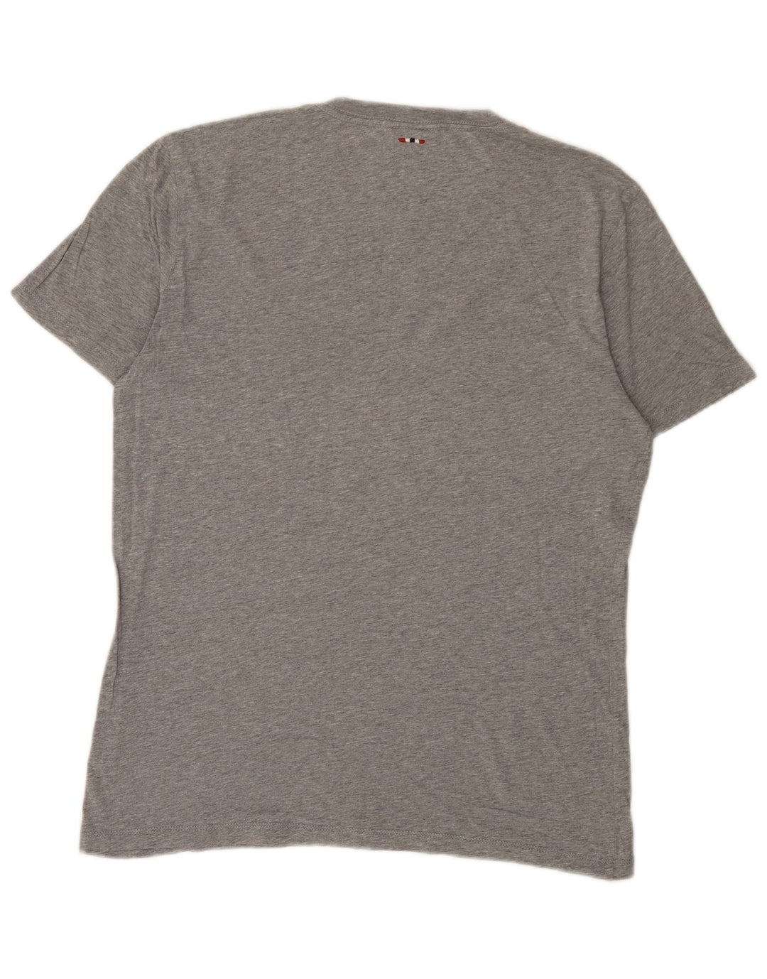 Męski t-shirt z grafiką Napapijri, średni szary