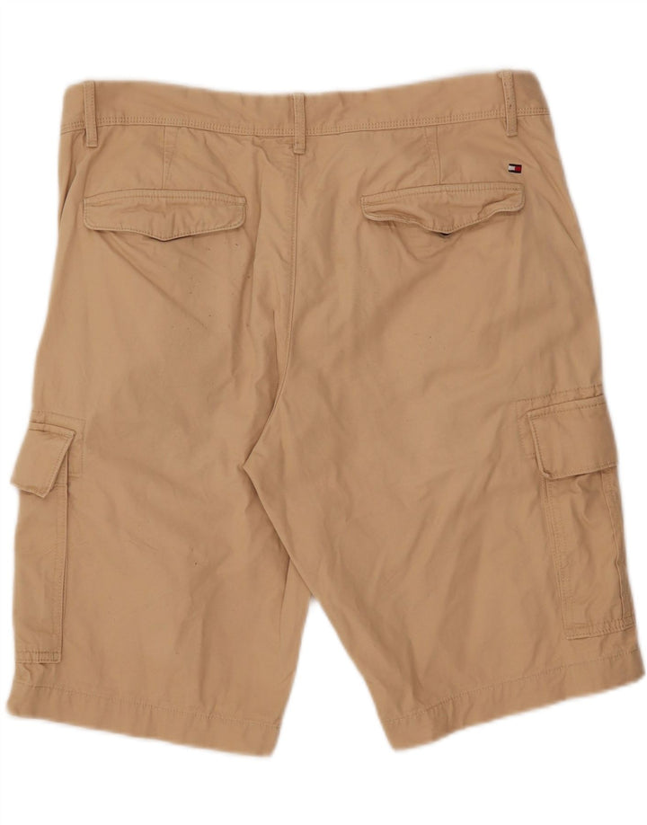 Męskie spodenki cargo Tommy Hilfiger W36 duże, beżowe, bawełniane