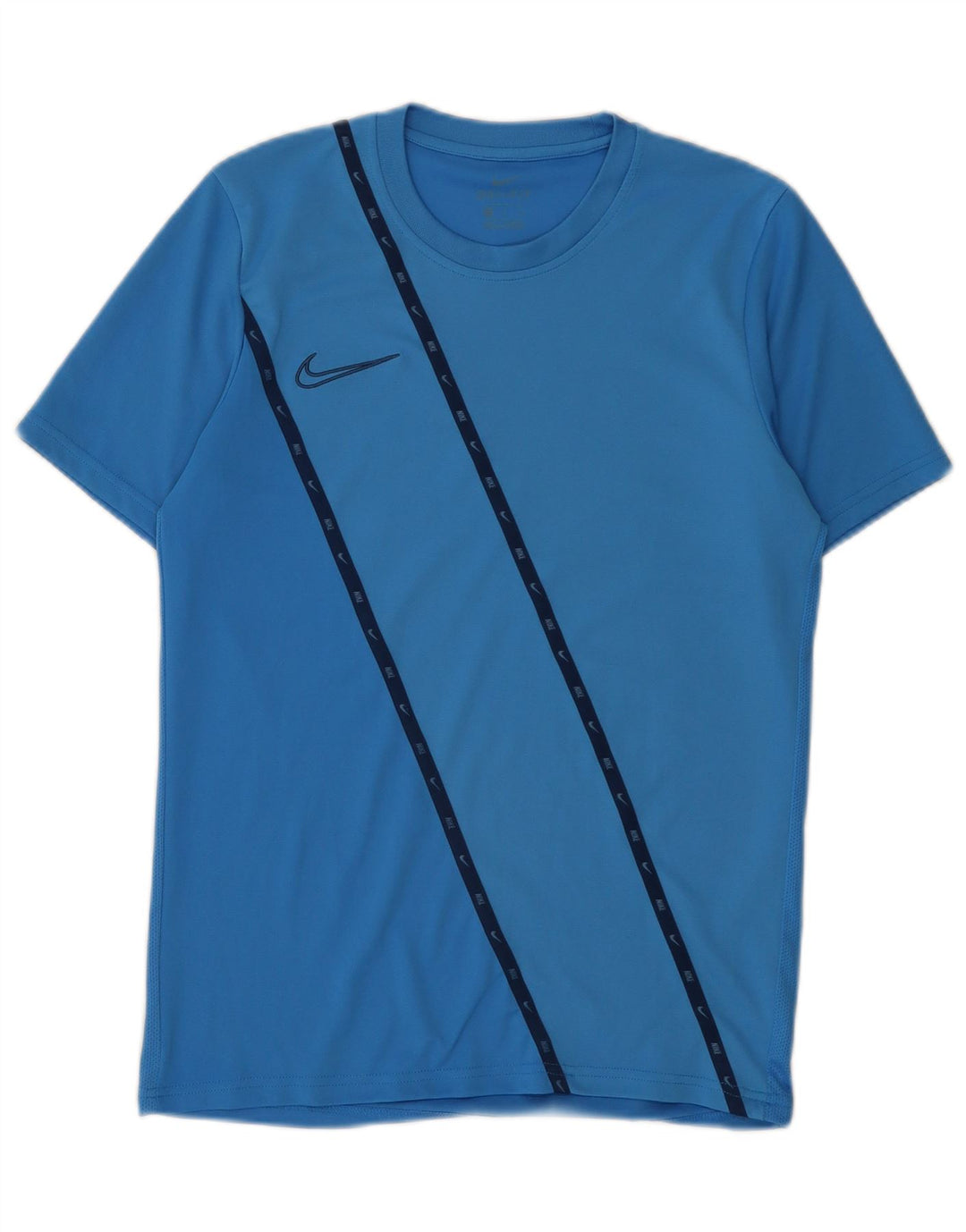 Męski T-shirt Nike Dri Fit z grafiką, średni niebieski poliester