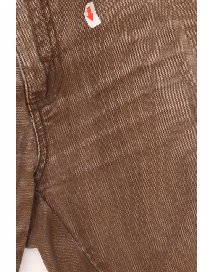 Męskie spodnie Carhartt Crop Straight Cargo W36 L26 Brązowe