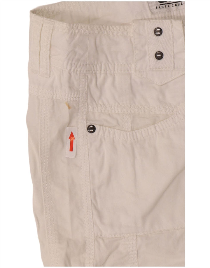Damskie spodenki codzienne O'Neill W29 Small, białe, bawełniane