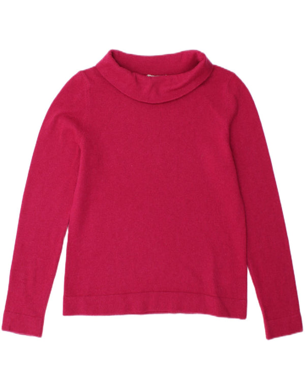 Sweter damski Hobbs z wywijanym dekoltem UK 10 Small Pink Wełna
