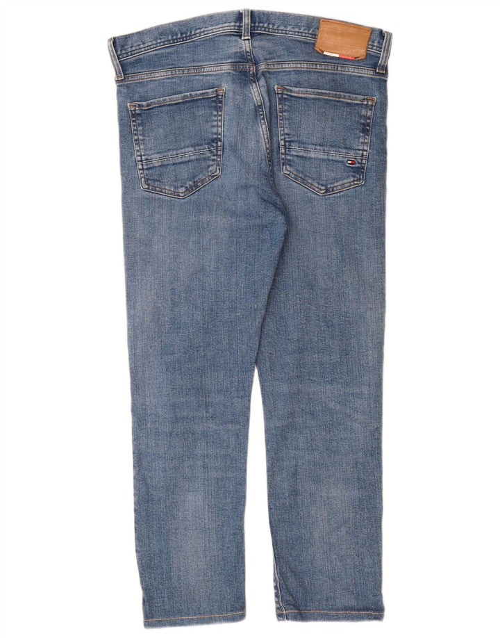 Męskie dżinsy Tommy Hilfiger Bleecker Slim W32 L27 Niebieska bawełna