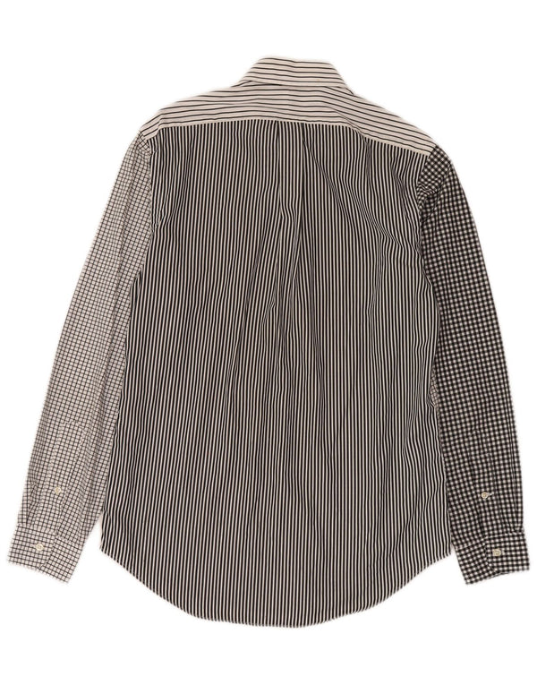 Koszula męska Ralph Lauren, mała, czarna, patchworkowa, bawełniana