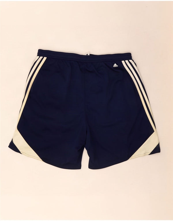 Adidas Mens Climalite Sport Shorts Large Navy Blue Colourblock Polyester