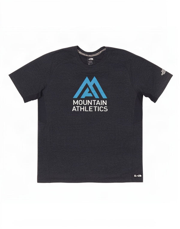 Męski T-shirt z grafiką The North Face, średni, granatowy, bawełniany