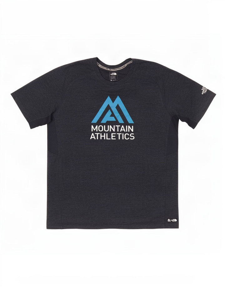 Męski T-shirt z grafiką The North Face, średni, granatowy, bawełniany