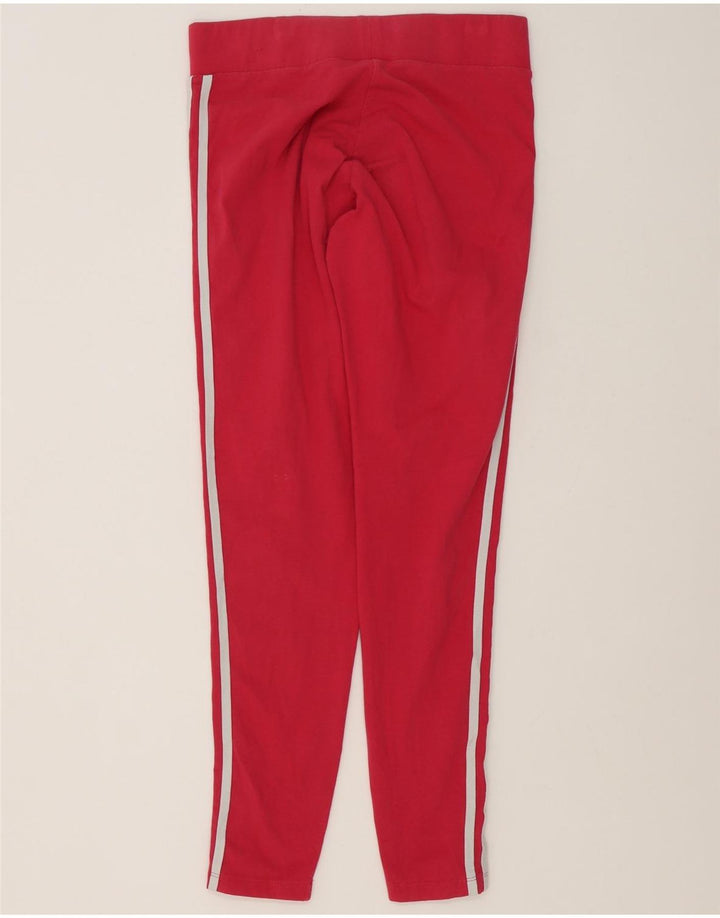 Legginsy Damskie Adidas UK 14 Średnio Różowe Bawełniane