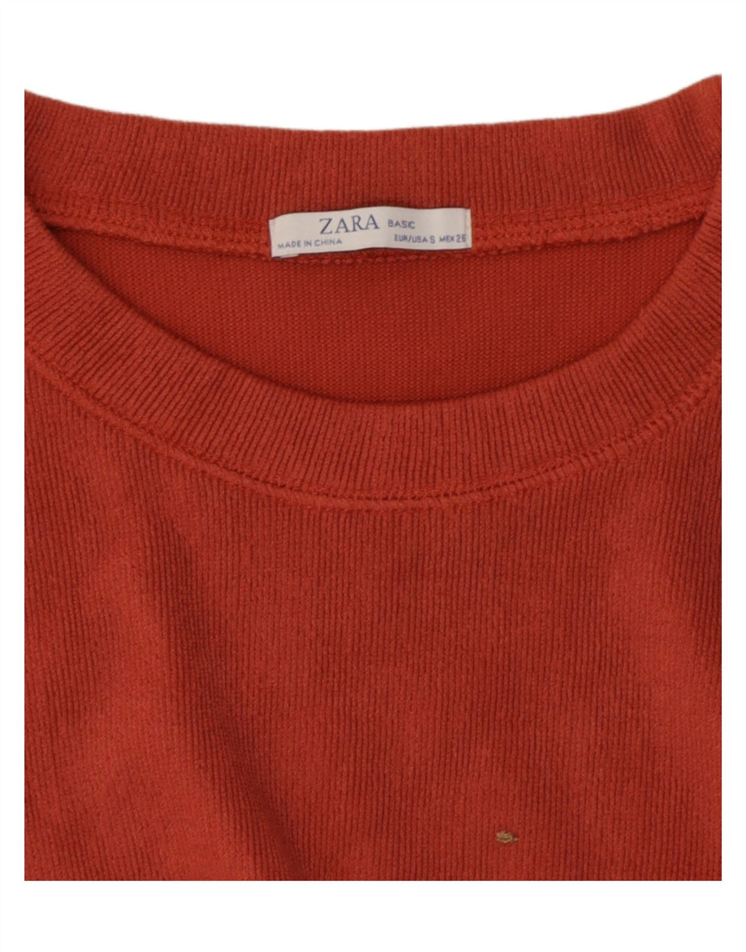 Damska bluzka oversize z długim rękawem Zara UK 10 Small Orange