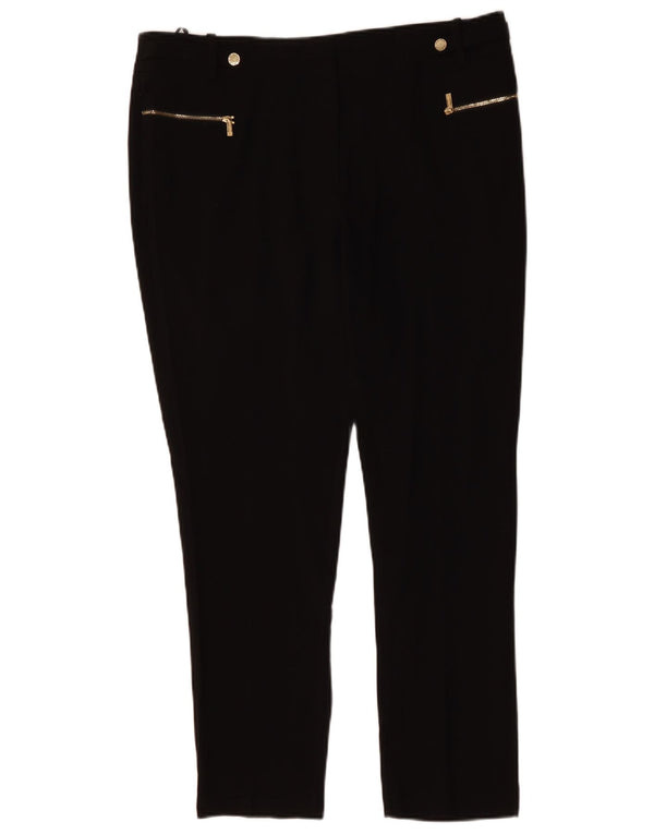 Damskie spodnie typu slim casual CALVIN KLEIN US 12 Large W36 L30 Black