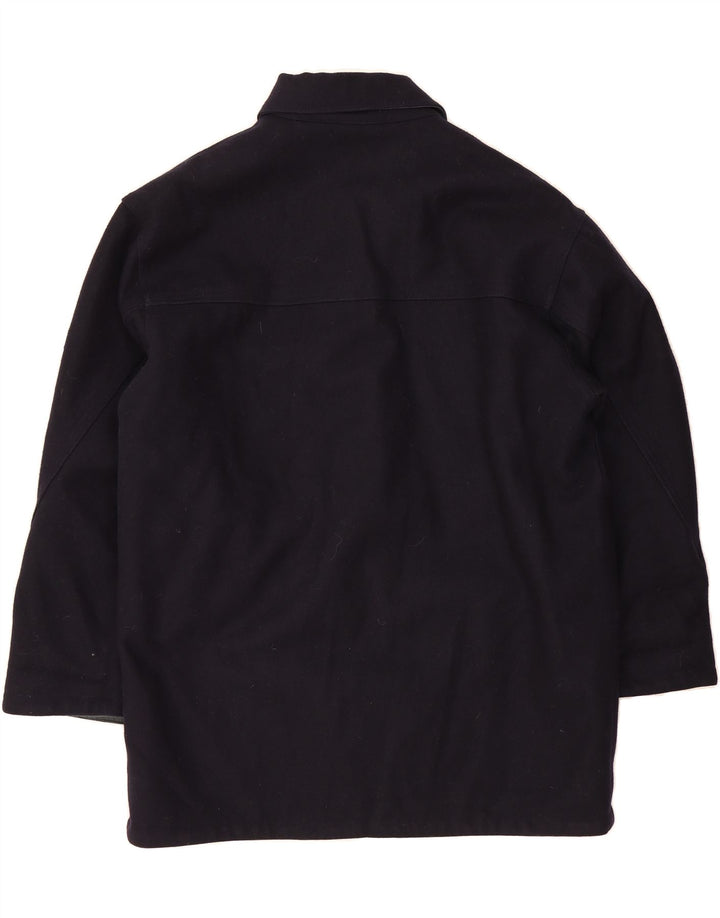 NAVIGARE Mens Reversible Jacket UK 40 Large Navy Blue Wool Vintage Navigare and Second-Hand Navigare from Messina Hembry 