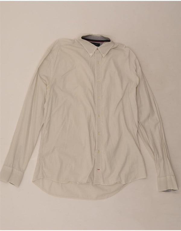 Koszula męska Tommy Hilfiger XL, biała, bawełniana