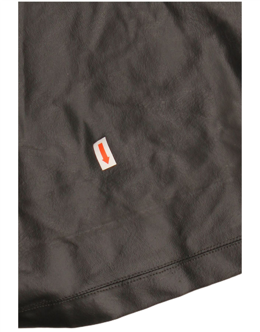 Damski płaszcz skórzany VINTAGE UK 12 w kolorze średniej czerni