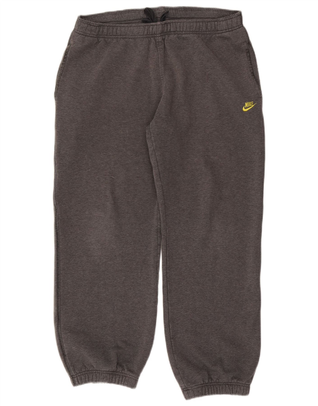 Męskie spodnie dresowe Nike, średnioszare, bawełniane