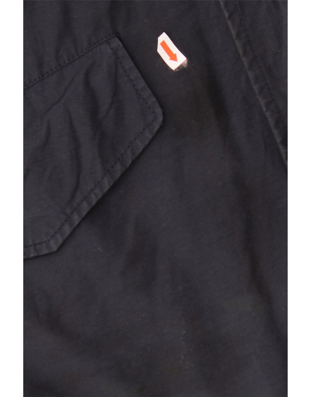 Męska kurtka wiatrówka VINTAGE UK 44 2XL Granatowa, bawełniana