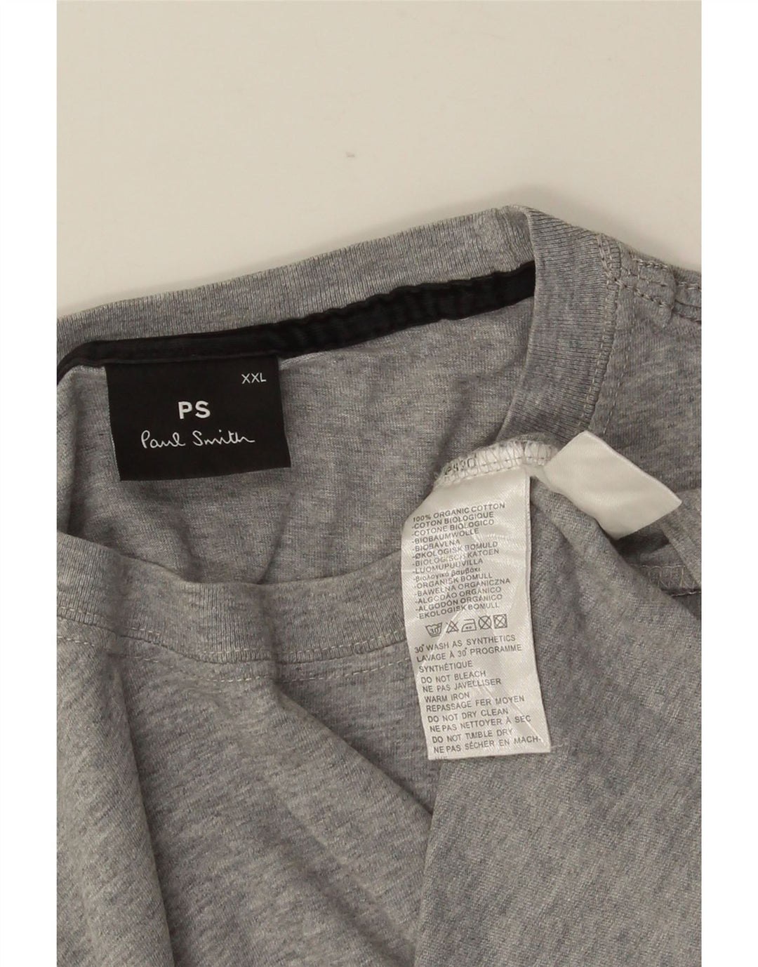 T-shirt męski PAUL SMITH Top 2XL, szary, bawełniany