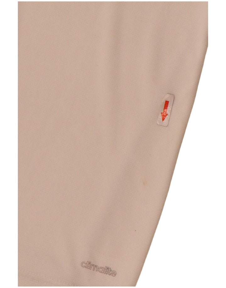 Adidas Męska koszulka Climalite Top, mała, biała, z poliestru