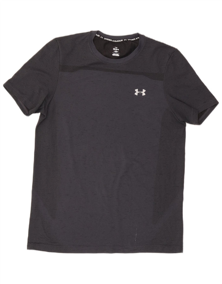 Męski dopasowany t-shirt Under Armour, duży, szary, nakrapiany