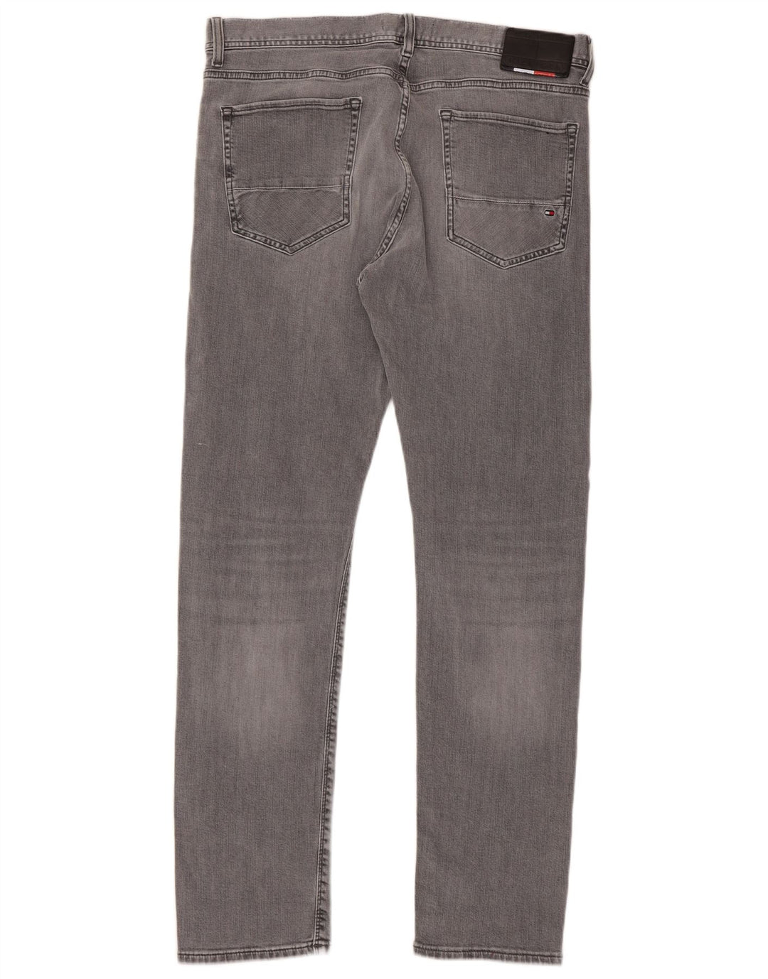 Męskie jeansy slim fit Tommy Hilfiger W36 L32 Szara bawełna