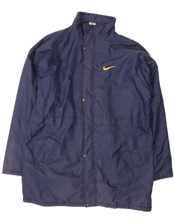 Męski płaszcz wiatrówkowy Nike Graphic UK 42 XL granatowy