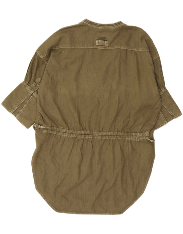 Damska tunika oversize G-Star UK 10, mała, bawełniana khaki