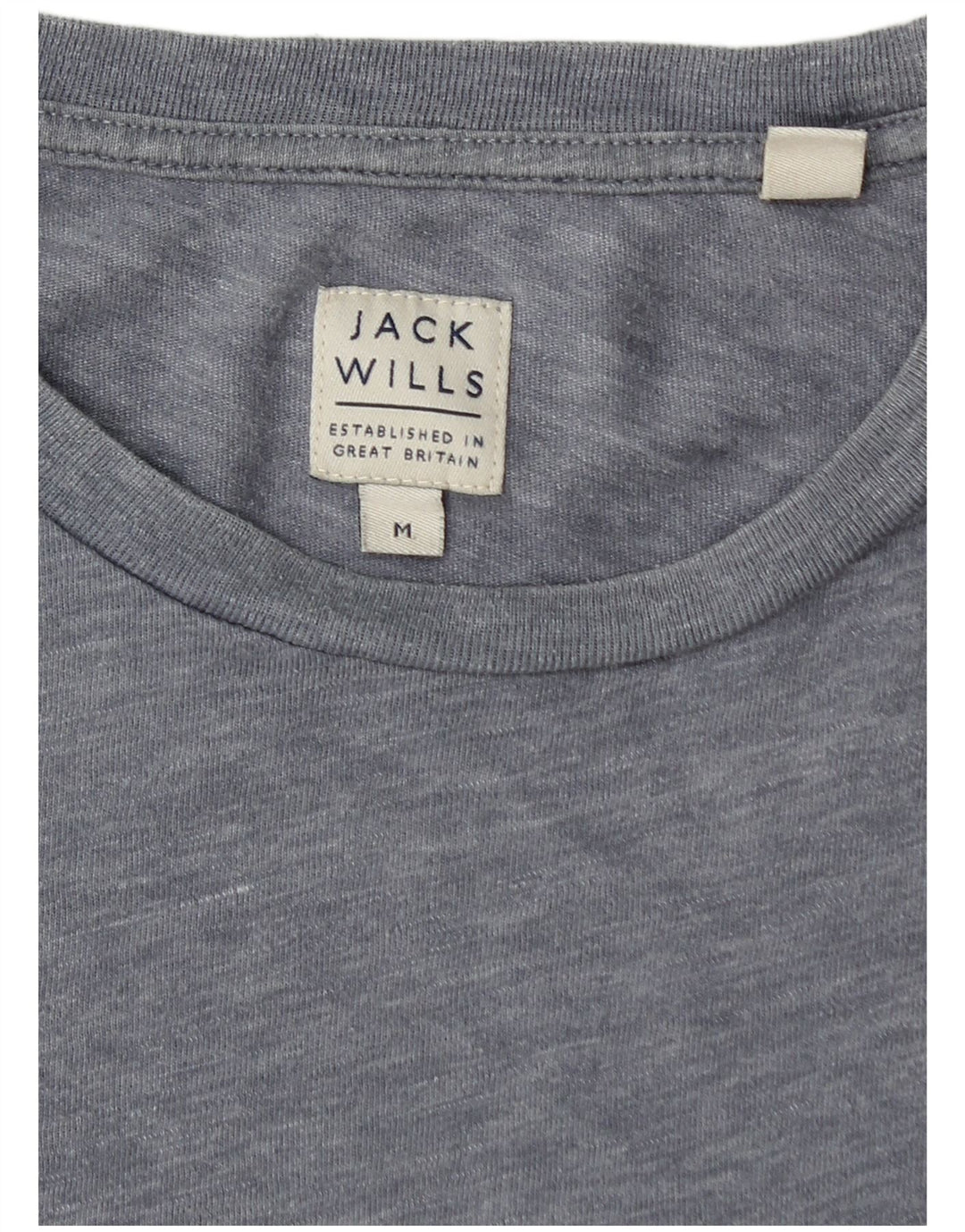 Męski T-shirt JACK WILLS Średni niebieski nakrapiany