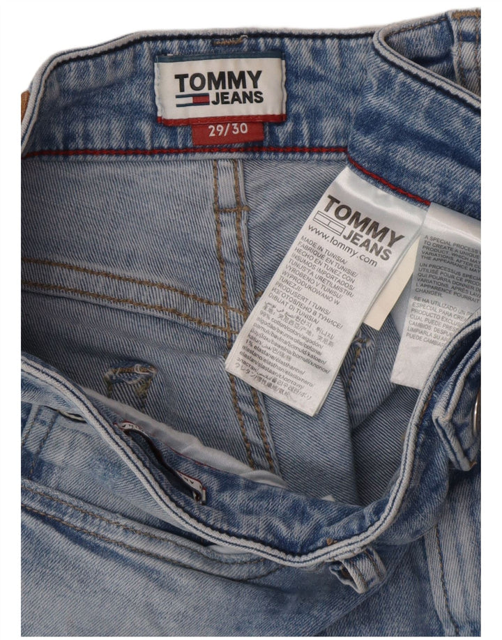 Męskie jeansy slim fit TOMMY HILFIGER W29 L30 Niebieskie bawełniane