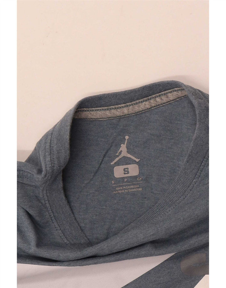 Męski T-shirt z grafiką Jordan, mały, szary