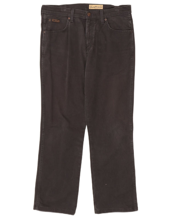 Męskie jeansy Wrangler Arizona Stretch Straight W33 L30 Szara bawełna