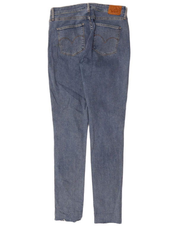 Levi's Womens 721 High Rise Skinny Jeans W31 L31 Blue Cotton