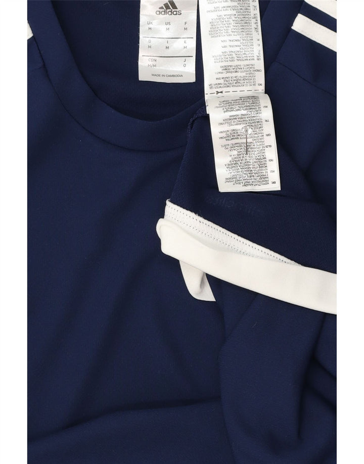 Adidas Męska koszulka Climalite Top Medium Granatowy Poliester